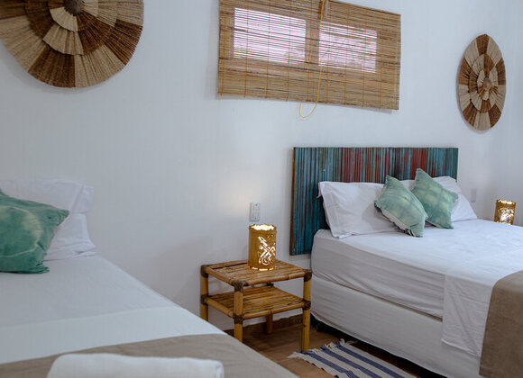 Quarto Duplo com Cama Extra