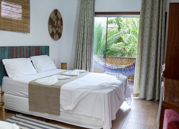 Quarto Duplo com Cama Extra